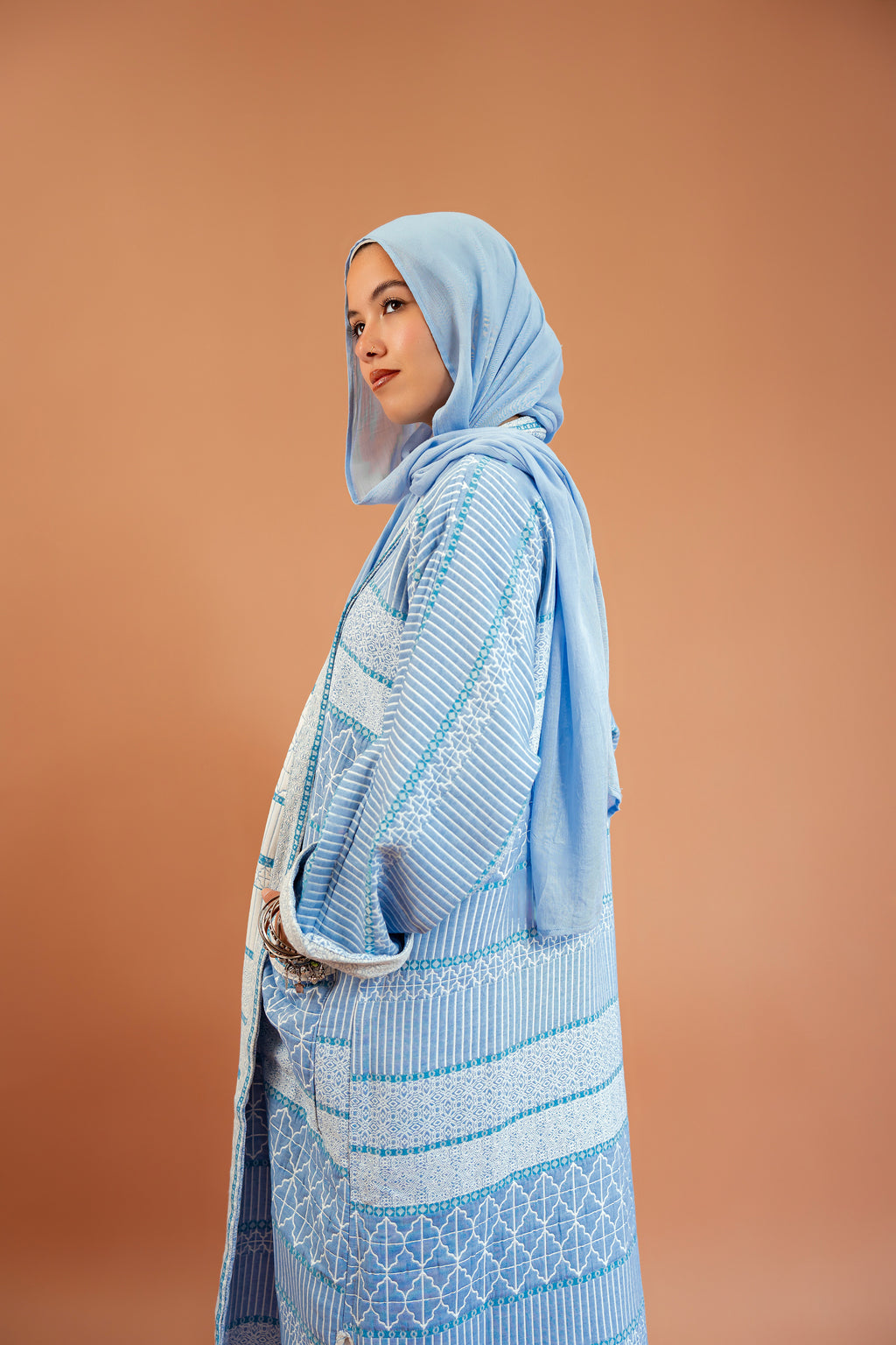 Kaftan Wajhaïn in Blue