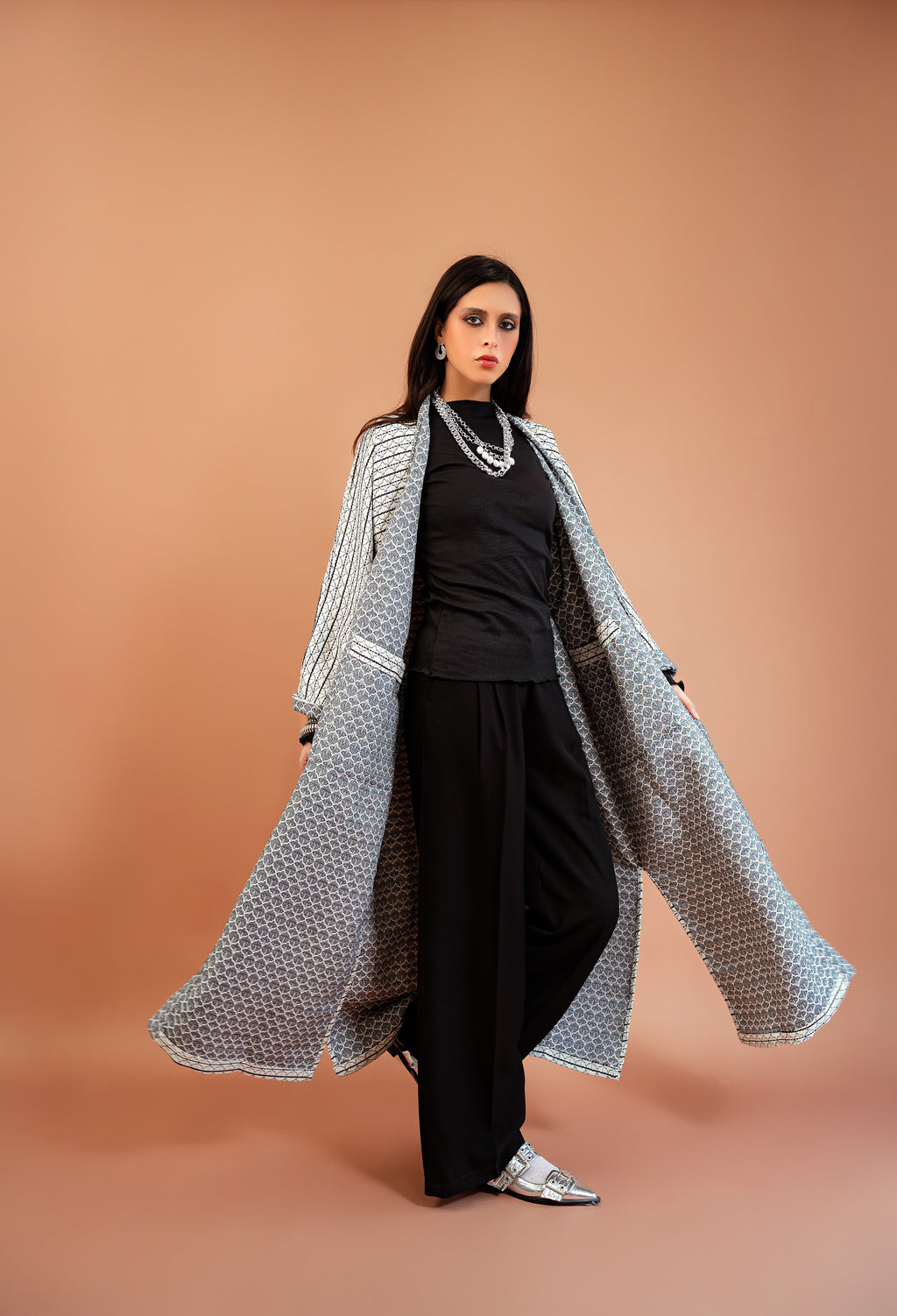 Kaftan Wajhaïn in Black