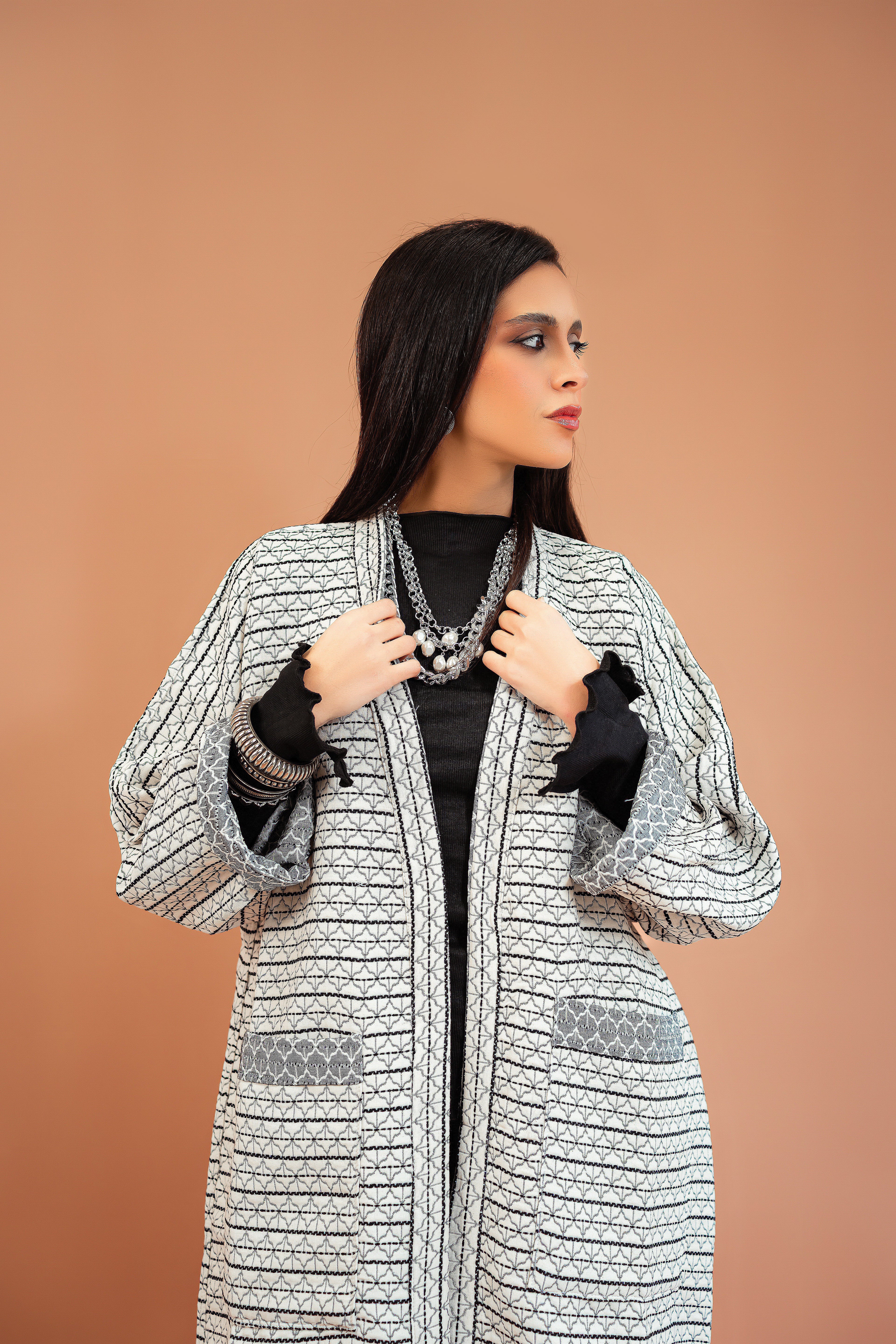 Kaftan Wajhaïn in Black