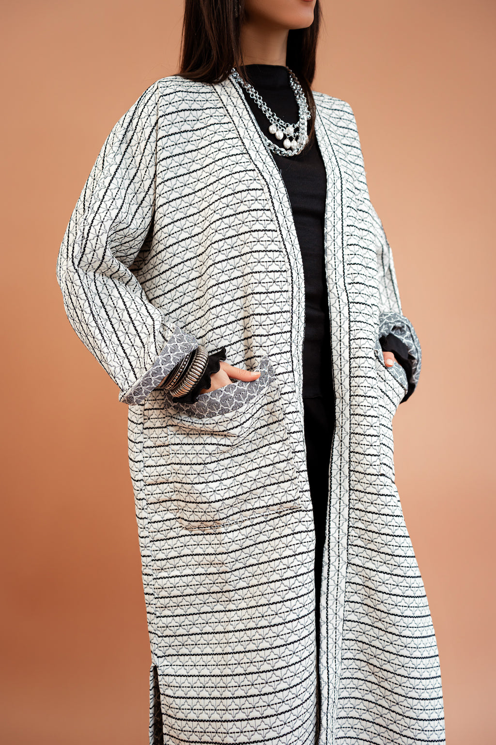 Kaftan Wajhaïn in Black