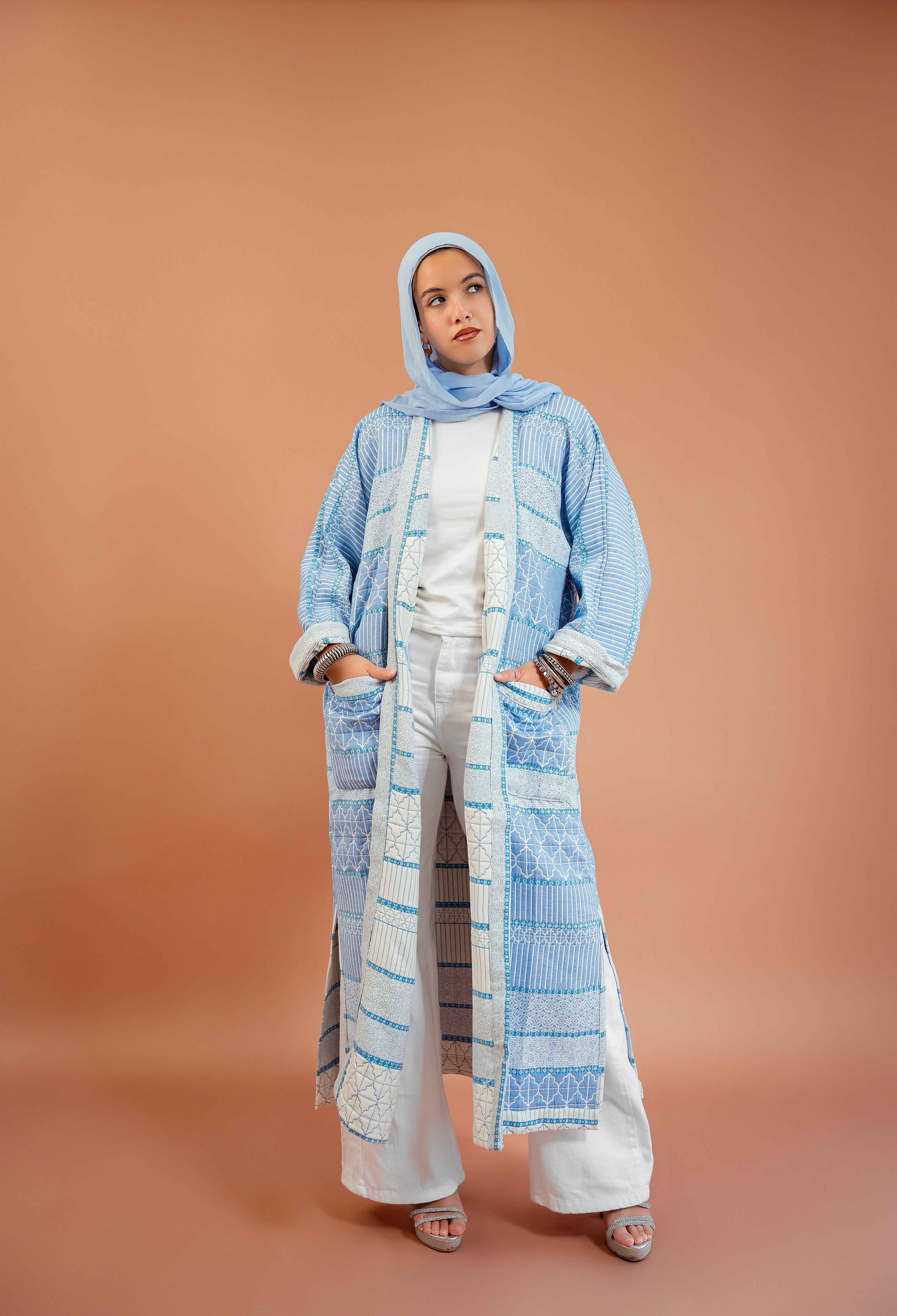 Kaftan Wajhaïn in Blue