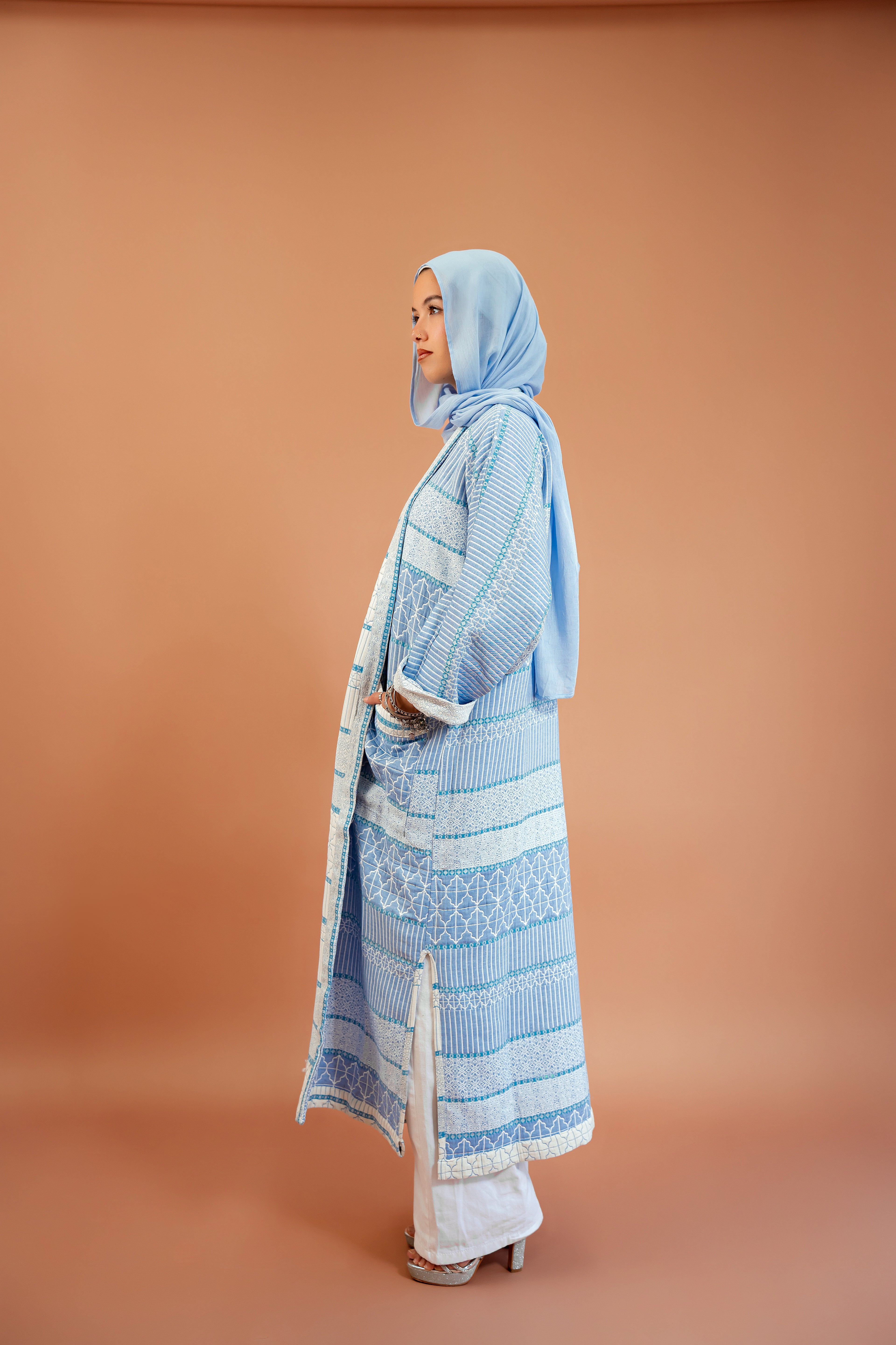 Kaftan Wajhaïn in Blue