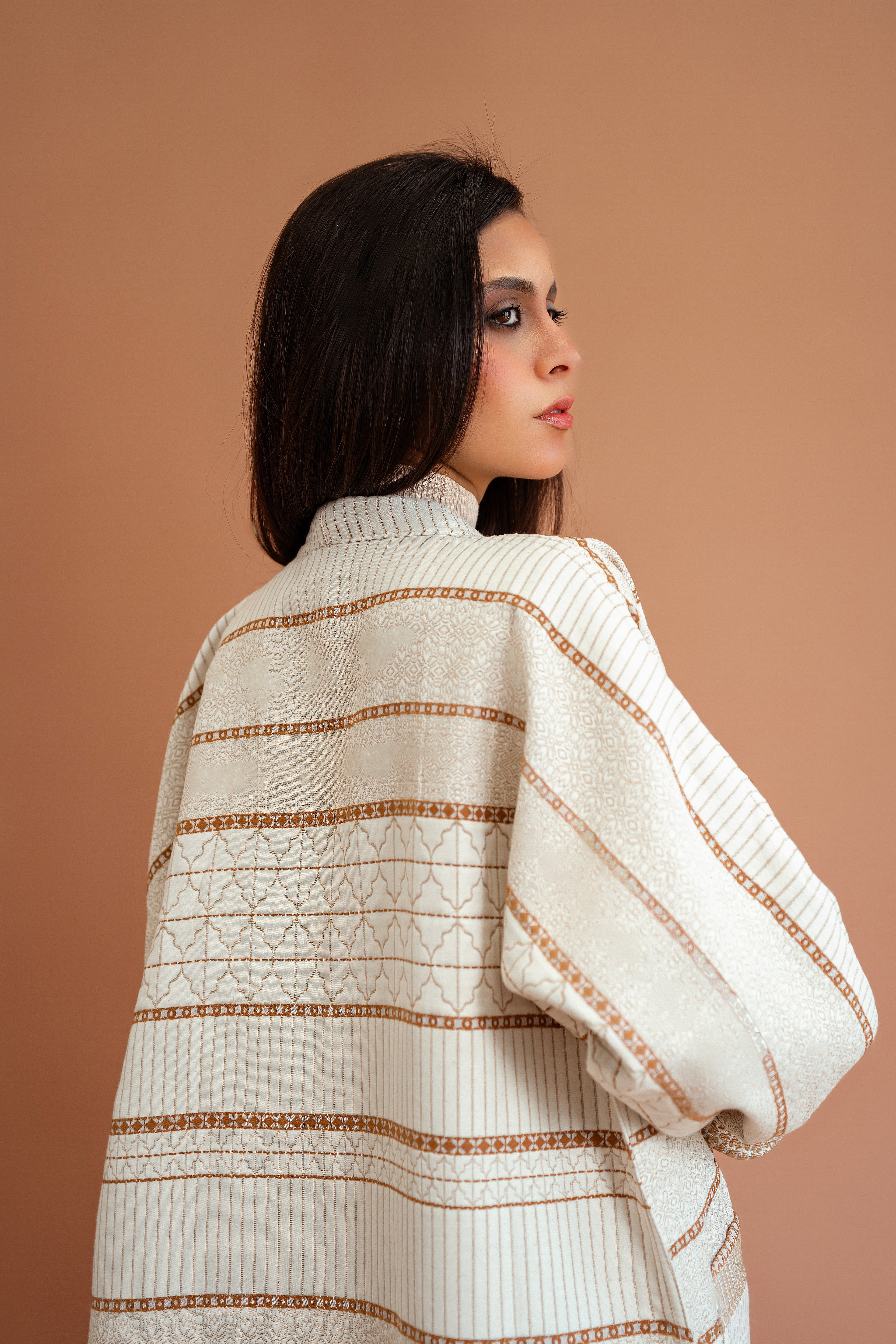 Kaftan Wajhaïn in Beige