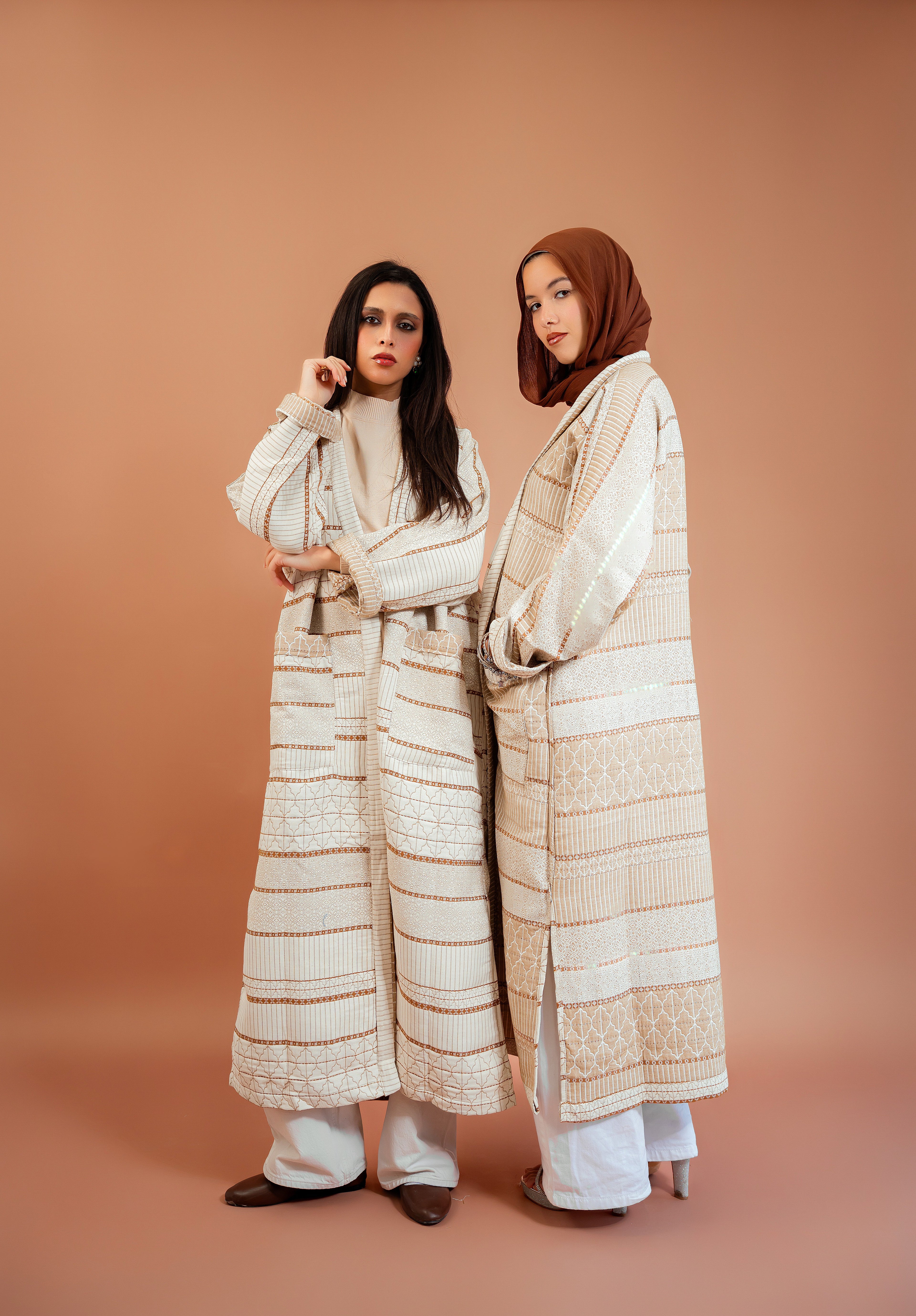 Kaftan Wajhaïn in Beige