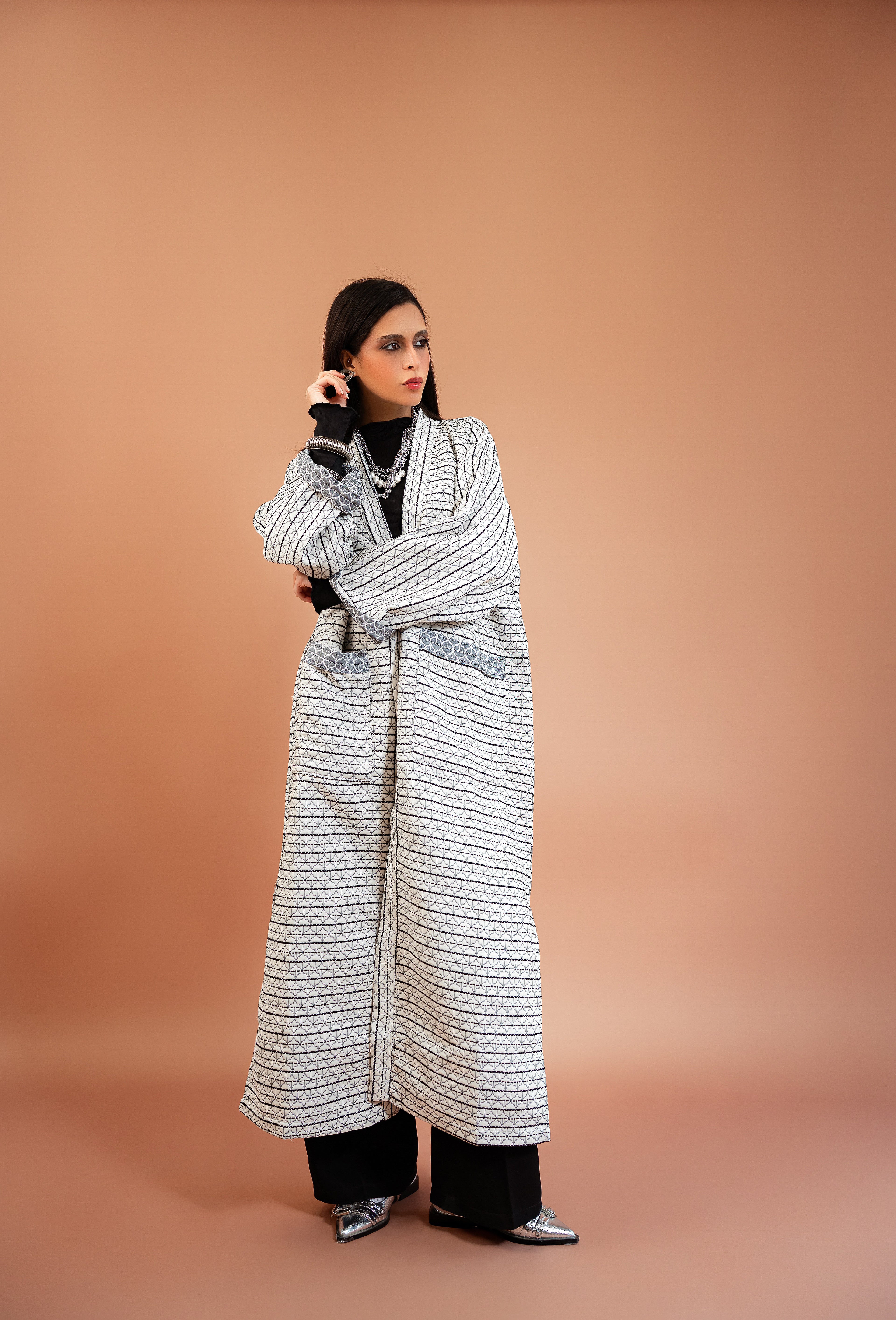 Kaftan Wajhaïn in Black