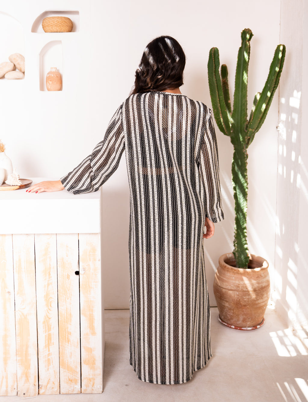 Coastal Knit-Dress in Black