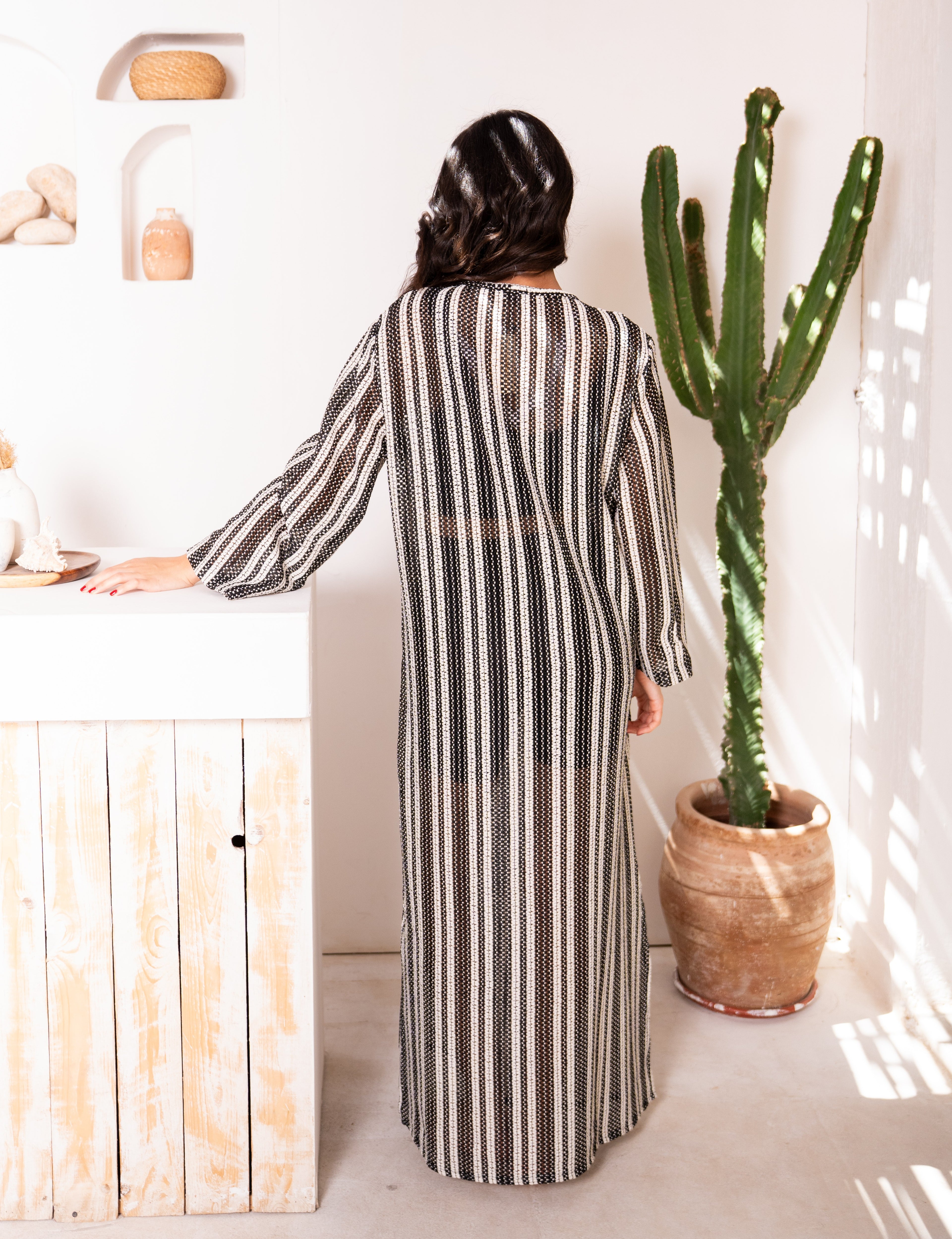 Coastal Knit-Dress in Black
