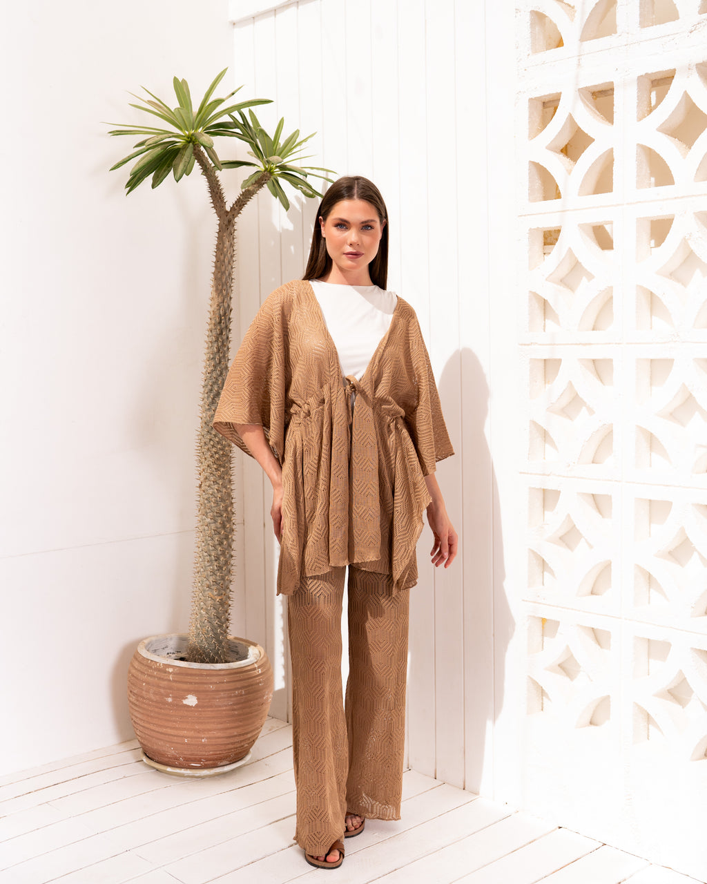 Butterfly Knit-Set in Cafe