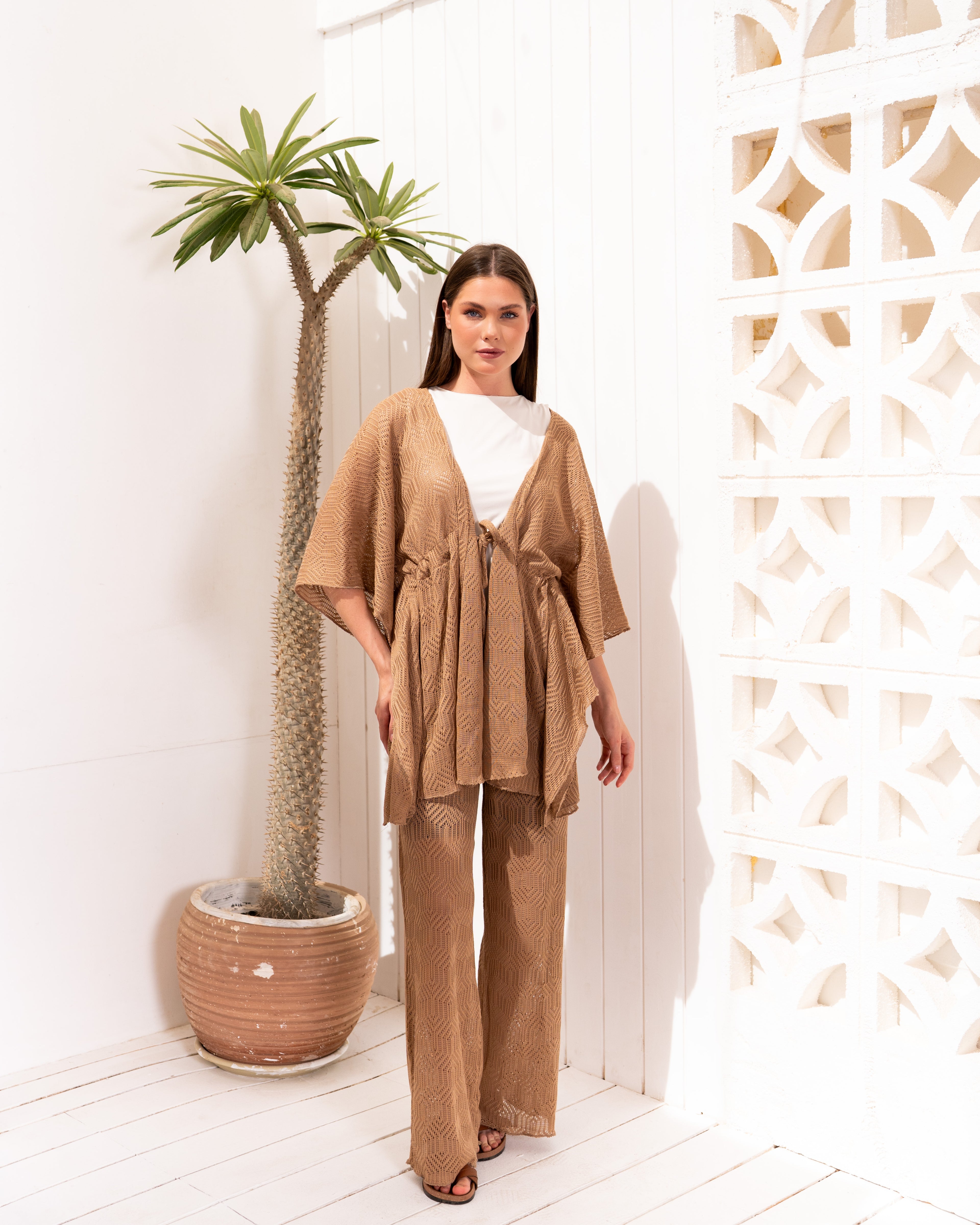 Butterfly Knit-Set in Cafe