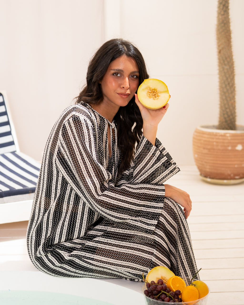 Coastal Knit-Dress in Black