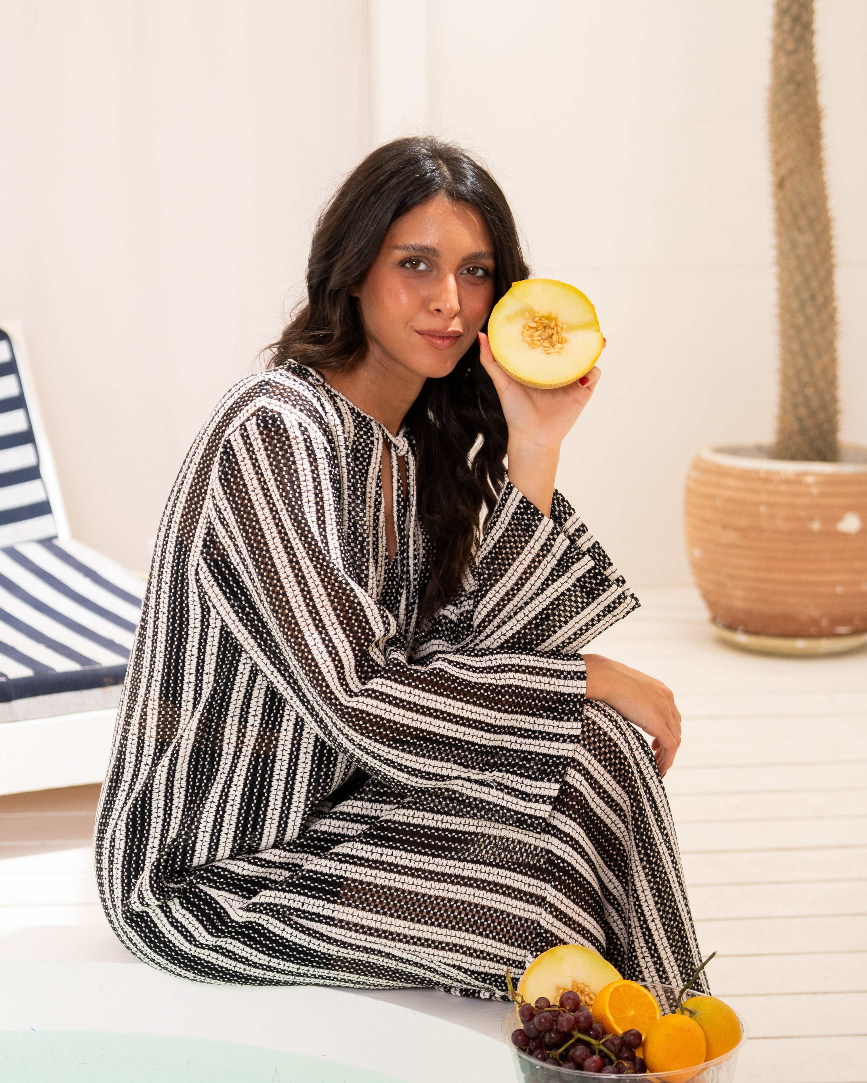 Coastal Knit-Dress in Black