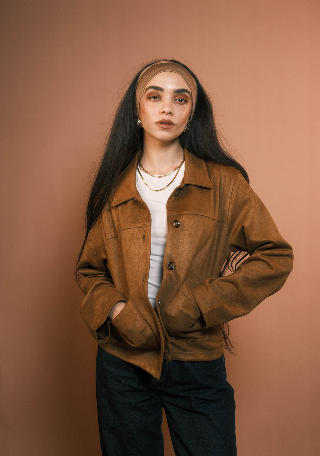 Caramel Suede Jacket