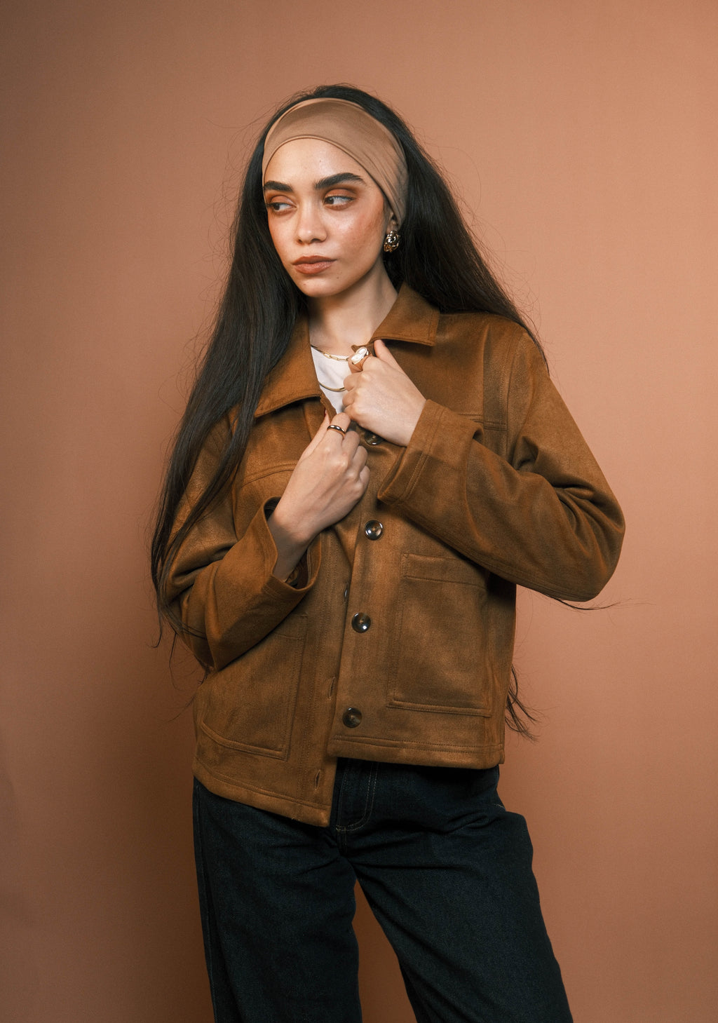 Caramel Suede Jacket