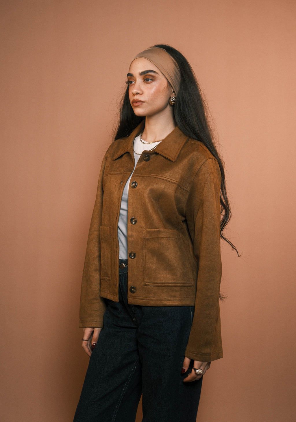 Caramel Suede Jacket
