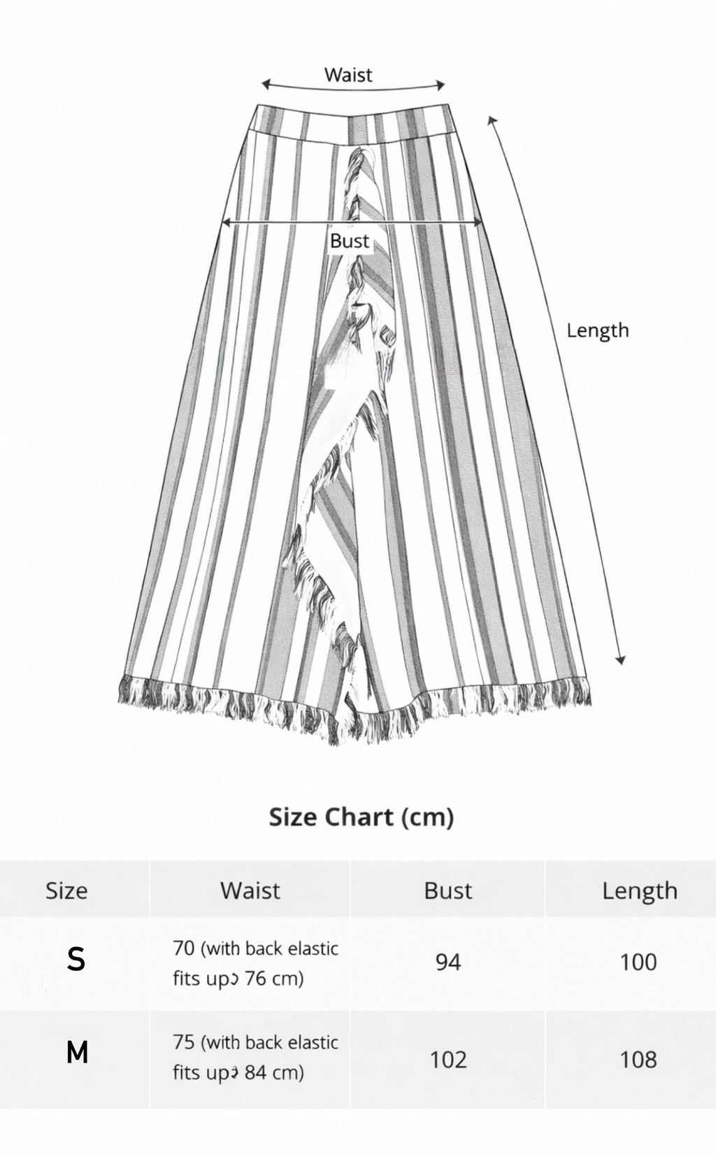 Brown Boho Fringes Skirt