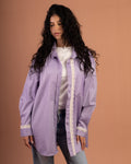 Oversized Poplin Lace in Purple