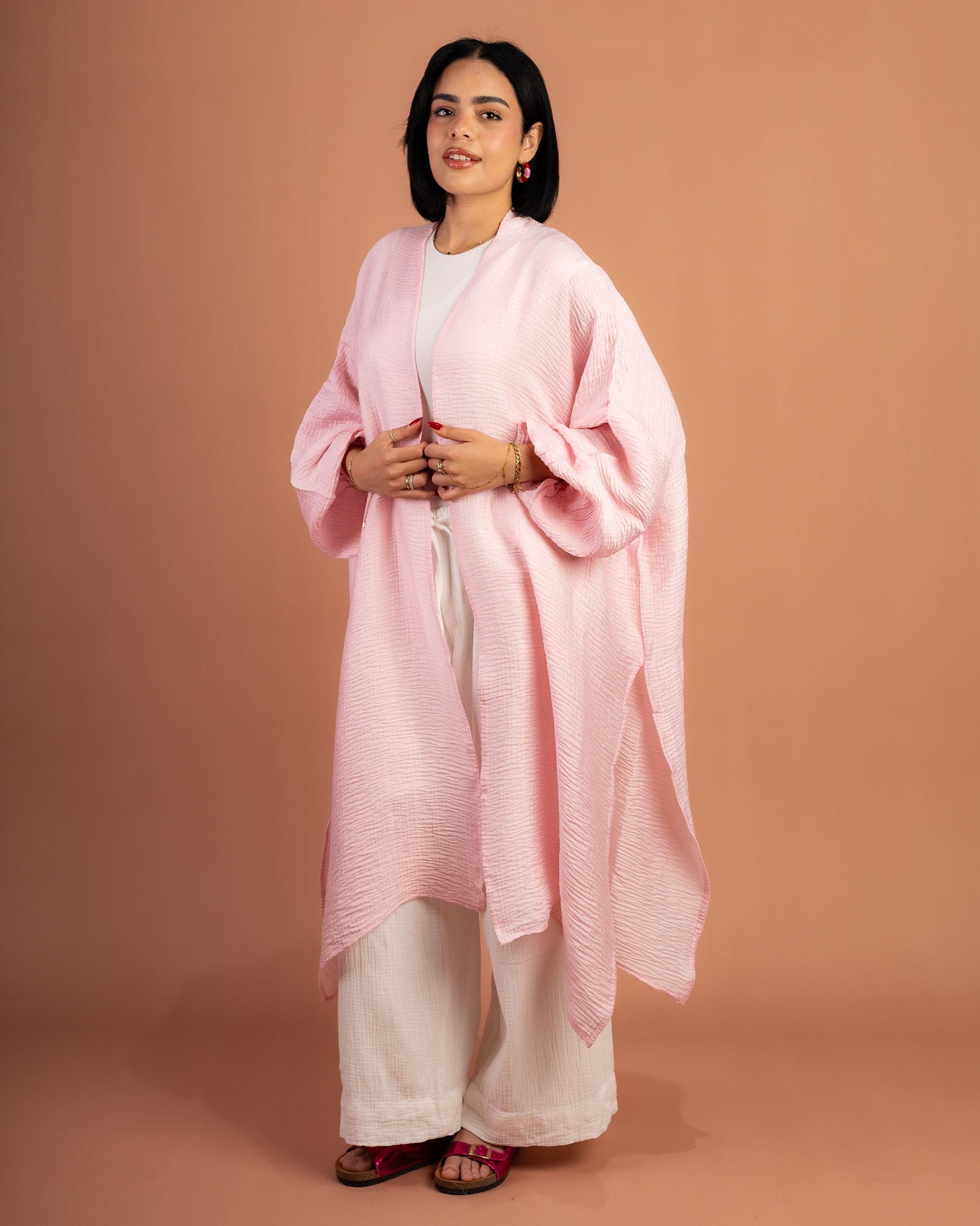 Blossom Flowy Cardigan in Pink