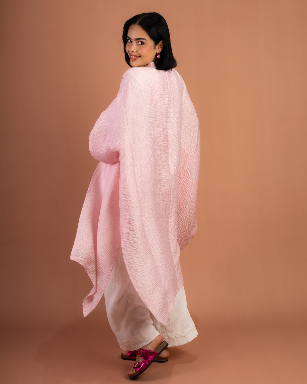 Blossom Flowy Cardigan in Pink