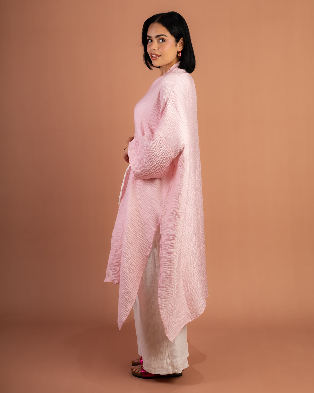 Blossom Flowy Cardigan in Pink