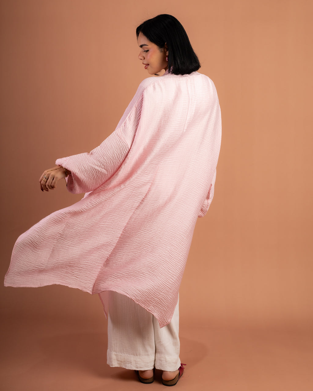 Blossom Flowy Cardigan in Pink