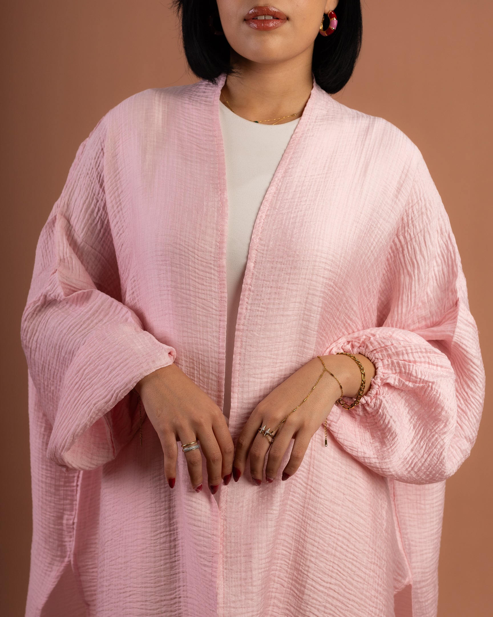 Blossom Flowy Cardigan in Pink