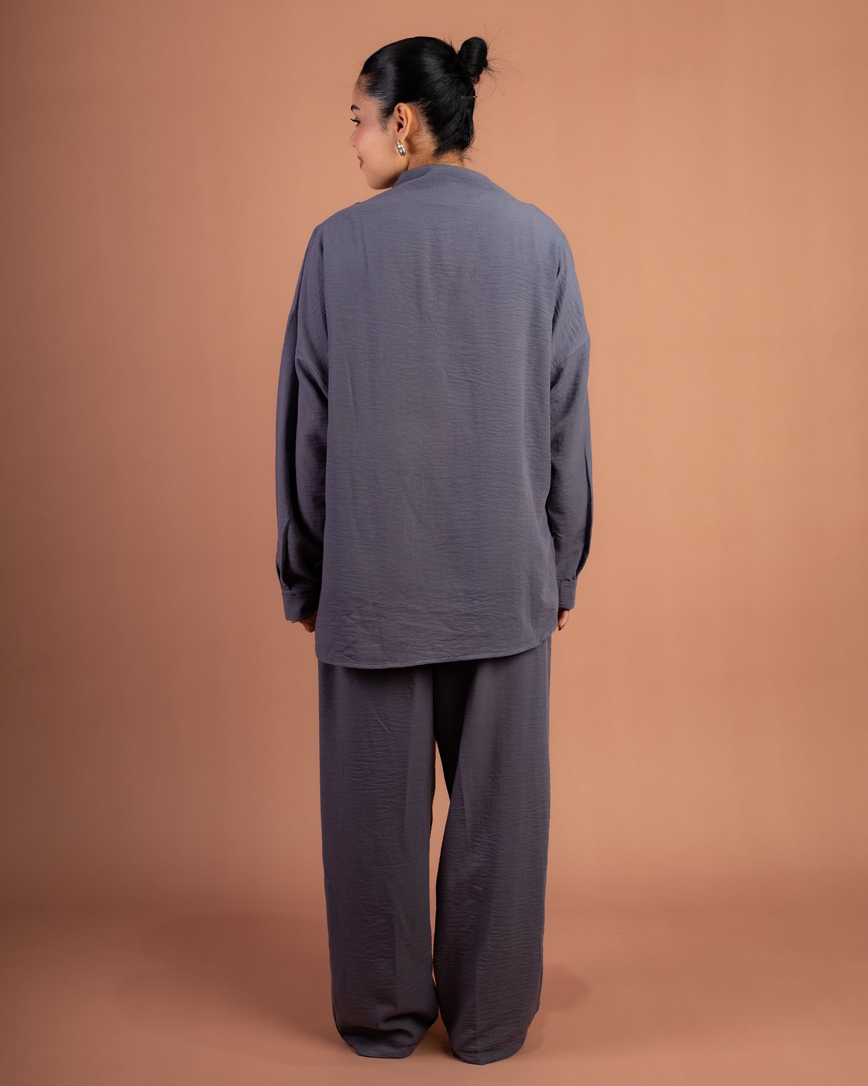 Turtle Linen Set in Gray