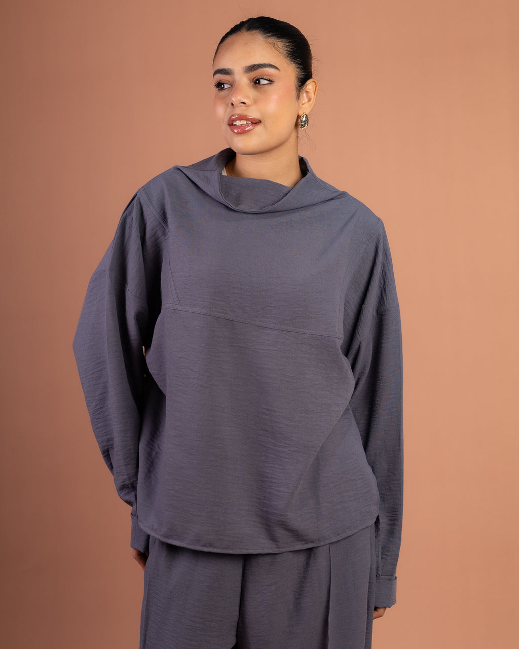 Turtle Linen Set in Gray